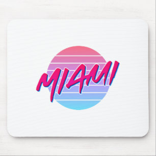 Miami Sunset Neon Colors Style  Muismat