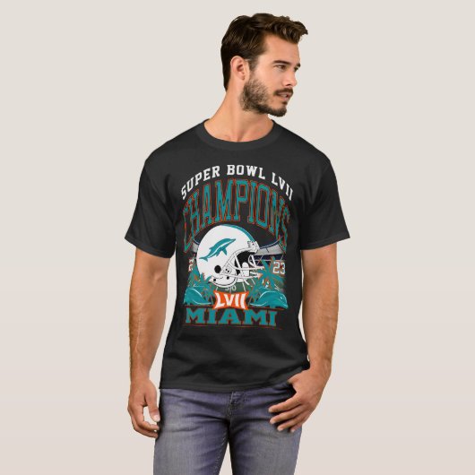 Miami Super Bowl Champions T-shirt (Voorkant volledig)