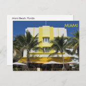 Miami The Leslie Hotel Briefkaart (Voorkant / Achterkant)