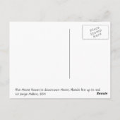 Miami Tower, reflecties van rood Briefkaart (Achterkant)