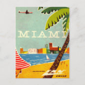  Miami Travel Briefkaart (Voorkant)
