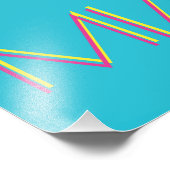  Miami Travel poster uit de jaren tachtig (Hoek)