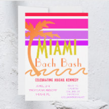 Miami Tropical Bachelorette Party