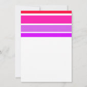 Miami Tropical Bachelorette Party Kaart (Achterkant)