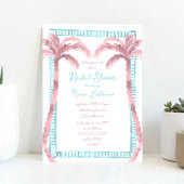 Miami Tropical Beach handgeschilderd Vrijgezellenf Kaart