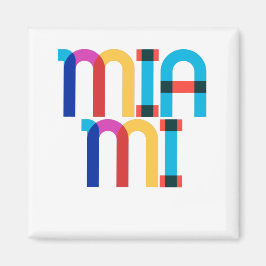 Miami United States Pop Art Letters Magneet