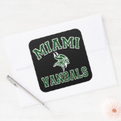 Miami Vandals Vierkante Sticker (Envelop)
