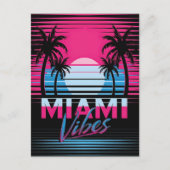 Miami Vibes Briefkaart (Voorkant)
