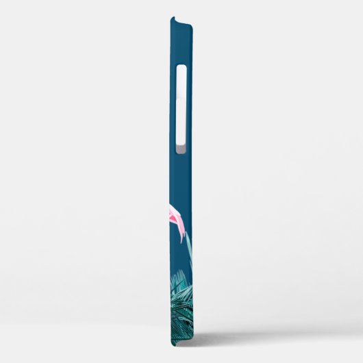 Miami Vibes Neon Flamingo Persoonlijk Case-Mate iPhone Case (Achterkant / Links)