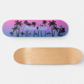 Miami Vibes Persoonlijk Skateboard (Horizontaal)