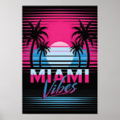 Miami Vibes Poster (Voorkant)