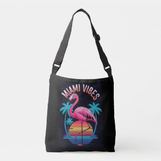Miami Vibes Summer Flamingo Design-63454 Crossbody Tas