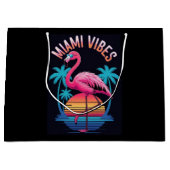Miami Vibes Summer Flamingo Design-63454 Groot Cadeauzakje (Voorkant)