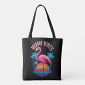 Miami Vibes Summer Flamingo Design-63454 Tote Bag (Achterkant)