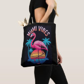 Miami Vibes Summer Flamingo Design-63454 Tote Bag (Dichtbij)