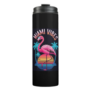 Miami Vibes Zomer Flamingo Ontwerp-63454 Thermosbeker