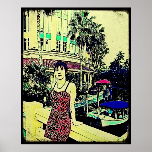 Miami Vice (GTA-stijl) Poster (Voorkant)