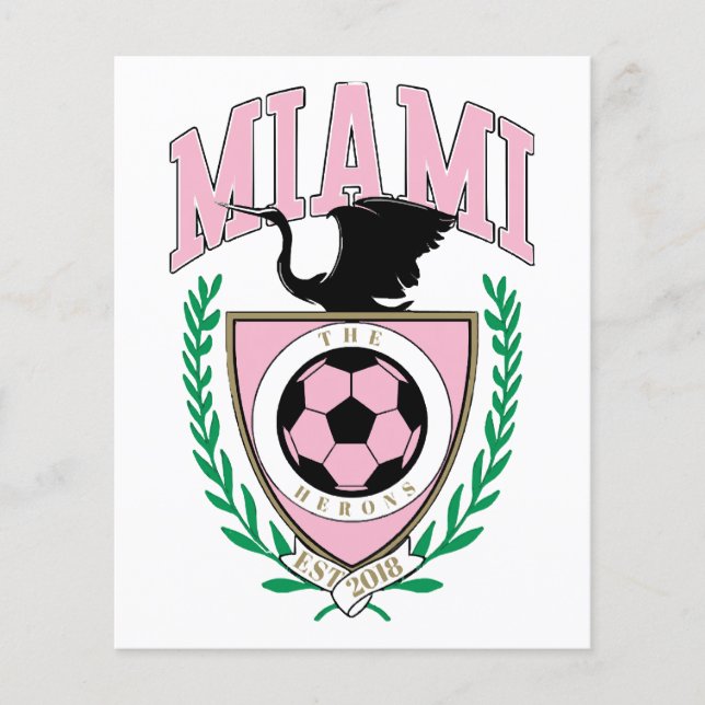 Miami Voetbal Varsity Stijl (Voorkant)