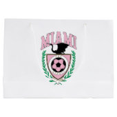 Miami Voetbal Varsity Stijl Groot Cadeauzakje (Achterkant)