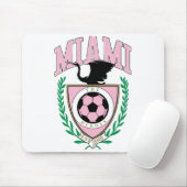 Miami Voetbal Varsity Stijl Muismat (Met muis)