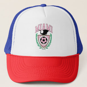 Miami Voetbal Varsity Stijl Trucker Pet