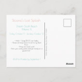 Miami vrijgezellenfeest ansichtkaart briefkaart (Achterkant)