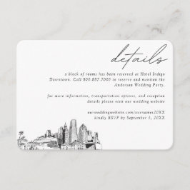 Miami Wedding Hotel Room Block Details Informatiekaartje