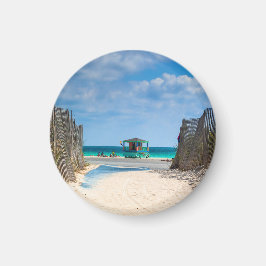 Miami White Beach koelkast Magnet