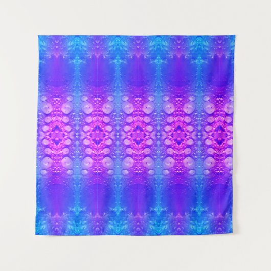 Miami X Blue Ikat en Tapestry Wandkleed (Voorkant)