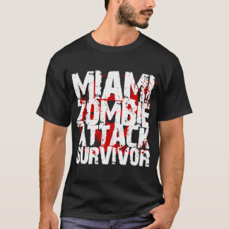 Miami Zombie Attack Survivor T-shirt