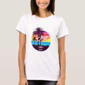 Miami zomer 1987 t-shirt (Voorkant)