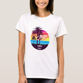 Miami zomer 1987 t-shirt