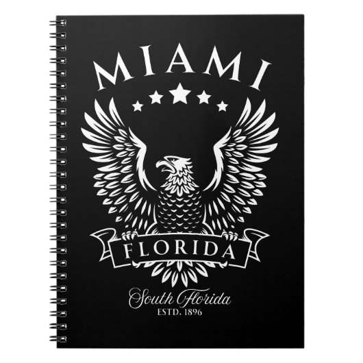 Miami Zuid Florida Oude Adelaar Notitieboek (Voorkant)