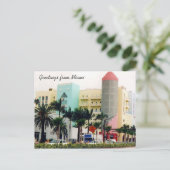 miamieten briefkaart (Staand voorkant)