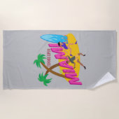 Miani Open voor Tennis Champs Strandlaken (Voorkant)