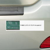 mianus bumpersticker (Op auto)