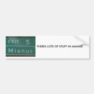mianus bumpersticker