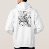 Mianyang China Kaart Hoodie (Achterkant)