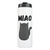 MIAO Black Cat Herbruikbare Drink Fles (Voorkant)