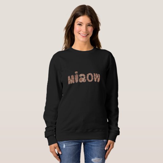 Miaow Women's Basic Sweatshirt (Voorkant volledig)