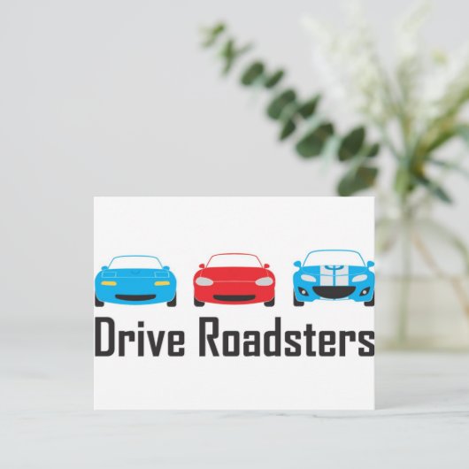 miata 3 genen briefkaart (Staand voorkant)