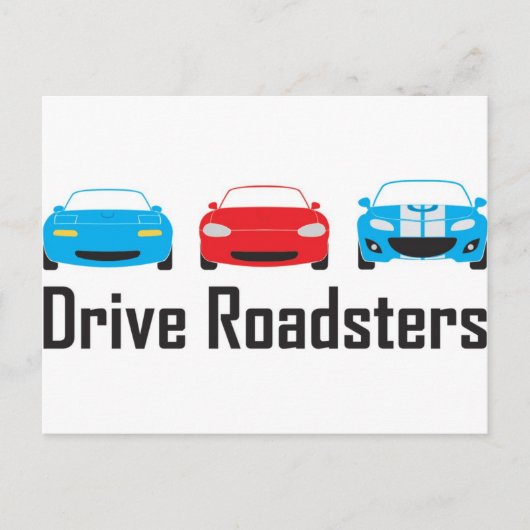 miata 3 genen briefkaart (Voorkant)