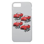 Miata Generations Case-Mate iPhone Case (Achterkant)