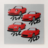 Miata Generations Legpuzzel (Verticaal)