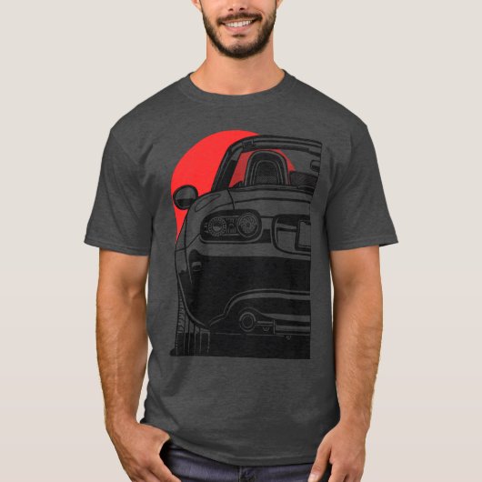 Miata MX5 vrienden T-shirt (Voorkant)