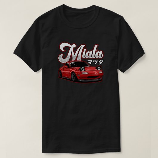 Miata MX-5 NA Red TShirt Essential T-Shirt (Design voorkant)