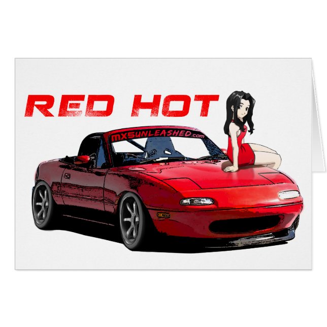 Miata MX-5 Red Hot (Voorkant Horizontaal)