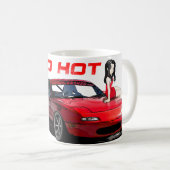 Miata MX-5 Red Hot Koffiemok (Voorkant rechts)