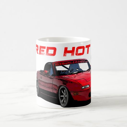 Miata MX-5 Red Hot Koffiemok (Center)