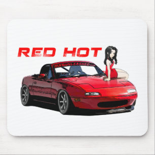Miata MX-5 Red Hot Muismat